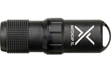 Image of Exotac MATCHCAP XL Survival Match Case with Strikers, Black ET1200BLK
