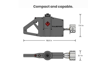Image of Exothermic Pulsefire Compact Flamethrower, Mirror Silver, PF-COMPACT