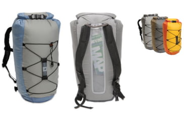 Image of Exped Cloudburst 15 Dry Bags-Terracotta/Yellow