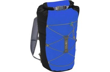Image of Exped Cloudburst 25 Dry Bag-Black/Pool Blue