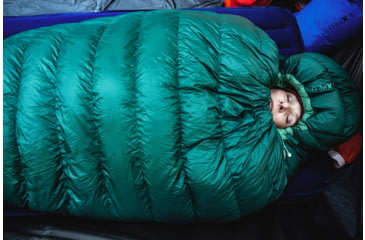 Image of Exped Comfort -10C 15F Sleeping Bag, Left, Cypress, Medium, 7640277842755