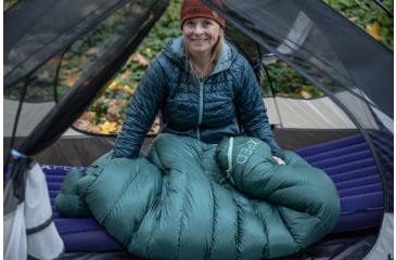 Image of Exped Comfort -10C 15F Sleeping Bag, Left, Cypress, Medium, 7640277842755