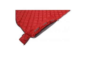 Image of Exped DeepSleep 250 Plus Sleeping Bag, Red, Large Left, 7640147766273