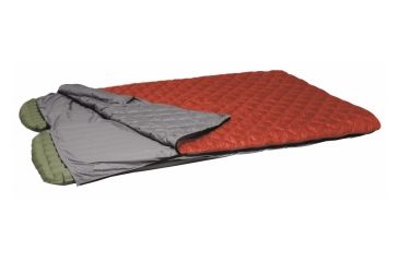 Image of Exped DeepSleep 250 Plus Sleeping Bag, Red, Large Left, 7640147766273?