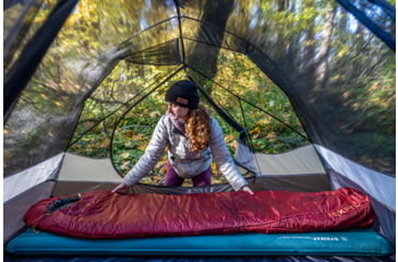 Image of Exped Deepsleep -5C 20F Sleeping Bag, Left, Burgundy, Medium, 7640277846241