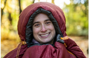 Image of Exped Deepsleep -5C 20F Sleeping Bag, Left, Burgundy, Medium, 7640277846241