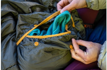 Image of Exped Deepsleep -5C 20F Sleeping Bag, Left, Burgundy, Medium, 7640277846241