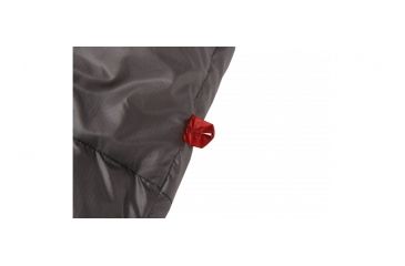 Image of Exped Lite 500 Sleeping Bag, Terracota/Grey, Small Right, 7640120118587