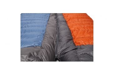 Image of Exped Lite 500 Sleeping Bag, Terracota/Grey, Small Right, 7640120118587
