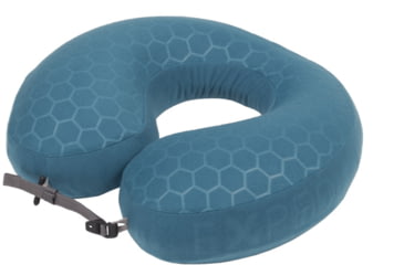 Image of Exped Neck Pillow Deluxe, Deep Sea Blue, One Size, 7640171996622