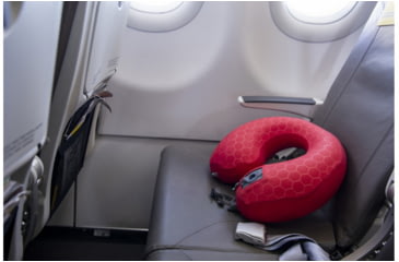 Image of Exped Neck Pillow Deluxe, Ruby Red, One Size, 7640171995380