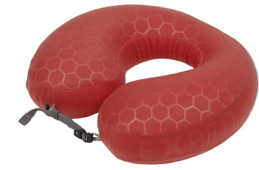 Image of Exped Neck Pillow Deluxe, Ruby Red, One Size, 7640171995380