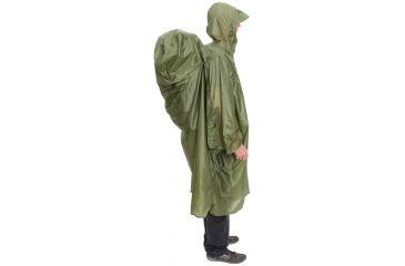 Image of Exped Pack Poncho UL-Green-Small