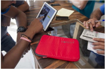 Image of Exped Padded Tablet Sleeve 8, Red, 7640147768796