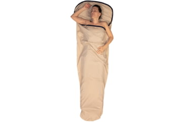 Image of Exped Sleepwell Org Cotton Liners, Natural, mummy, 7640445455152