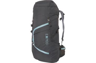 Image of Exped Traverse 40 L Pack-Black/Sky Blue-M/L