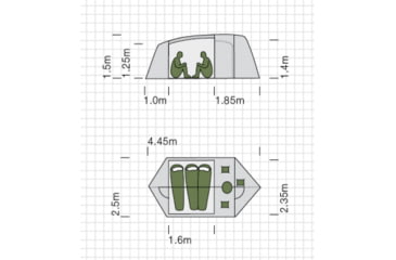 Image of Exped Venus III DLX Plus, Terracotta, 3 Person 7640120116682