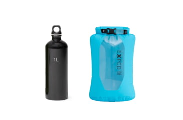Image of Exped Versa Clear Dry Bag, Cyan, 3L, 7640277848030