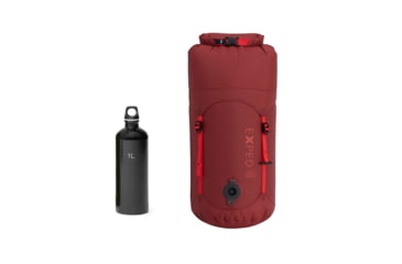 Image of Exped Versa Telecompression Dry Bag, Burgundy, 13L, 7640277848689