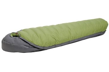 Image of Exped Waterbloc 1400 Sleeping Bag-Moss Green-Regular-Right