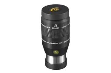 Image of Explore Scientific 3 mm 52 Degrees Series Waterproof Eyepiece, Black w/ white lettering, ES logo EPWP5203-01