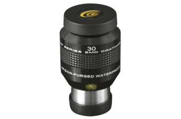 Image of Explore Scientific 30 mm 52 Degrees Series Waterproof Eyepiece, Black w/ white lettering, ES logo, EPWP5230-01