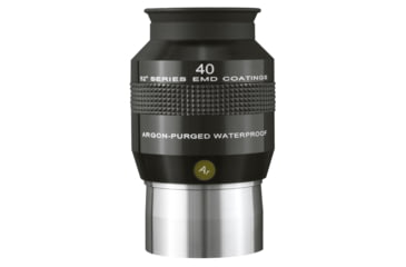 Image of Explore Scientific 40 mm 52 Degrees Series Waterproof Eyepiece, Black w/ white lettering, ES logo, EPWP5240-01