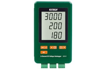 Image of Extech Instruments 3-Channel Dc Voltage Datalogger, SD910