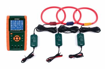 Image of Extech Instruments 3000A 3-Phase Power Analyzer/Datalogger Kit W/Nist, PQ3450-30-NIST