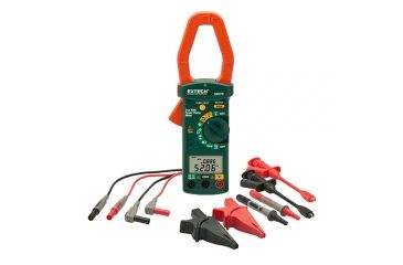 Image of Extech Instruments Clamp Meter, Hvac Cativ-600V Test Leads, 380976-K