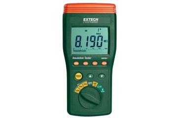 Image of Extech Instruments Insulation Tester, Dig. High Voltage, 380363