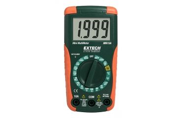 Image of Extech Instruments Multimeter, Mini, Digital, MN15A