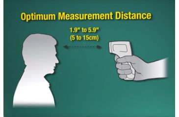 Image of Flir Extech IR200 IR Thermometer - Optimum Measurement Distance