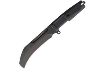 Image of Extrema Ratio Corvo Fixed Blade Knife, 7in, Bohler N-690 Steel, Standard Edge, Black Handle EX0442BLK