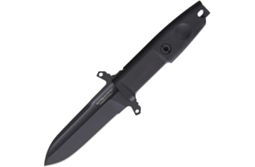 Image of Extrema Ratio Defender DC Fixed Blade Knife, 8.5in Overall, 3.75in Bohler N690 SS Blade, Black Forprene, Black, 04.1000. 0487BLK