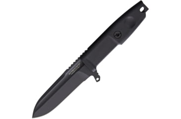 Image of Extrema Ratio Defender Fixed Blade Knife, 8.5in Overall, 3.75in Bohler N690 SS Blade, Black Forprene, Black, 04.1000. 0486BLK