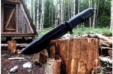 Image of Extrema Ratio DMP Black Fixed Blade Knife, EX0219BLK