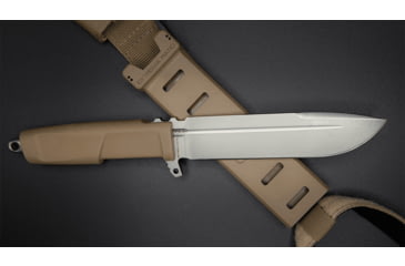 Image of Extrema Ratio DMP Fixed Blade Knife, 6in, N690 Stainless Blade, Desert Tan Forprene Handle, 04.1000.0219/DW
