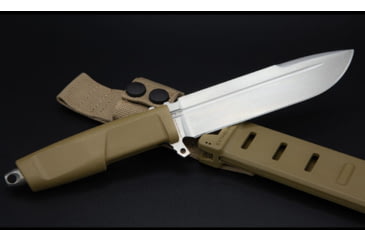 Image of Extrema Ratio DMP Fixed Blade Knife, 6in, N690 Stainless Blade, Hybrid Coyote Sage Forprene Handle, 04.1000.0219/HCS