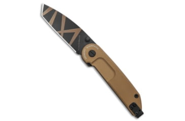 Image of Extrema Ratio Extrema Ratio BF1 Desert Warfare Liner Lock Knife Bronze Aluminum Tanto Black, Bronze, Bohler N690, adult, BHQ-46504