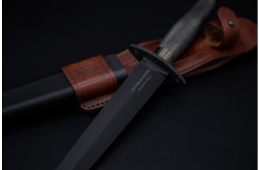 Image of Extrema Ratio Herring NE Fixed Blade Knives, 6.57 in, Bohler N690 Stainless, Dagger Blade, Brass Handle, 04.1000.0319/BL-OR-N