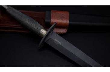 Image of Extrema Ratio Herring NE Fixed Blade Knives, 6.57 in, Bohler N690 Stainless, Dagger Blade, Brass Handle, 04.1000.0319/BL-OR-N