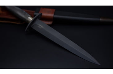 Image of Extrema Ratio Herring NE Fixed Blade Knives, 6.57 in, Bohler N690 Stainless, Dagger Blade, Brass Handle, 04.1000.0319/BL-OR-N