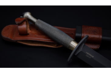 Image of Extrema Ratio Herring NE Fixed Blade Knives, 6.57 in, Bohler N690 Stainless, Dagger Blade, Brass Handle, 04.1000.0319/BL-OR-N