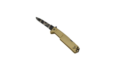 Image of Extrema Ratio Nemesis Desert Warfare Folding Knife,4.375in,Bohler N-690 Steel,Desert Tan,Aluminum Handle, 136NEMDW