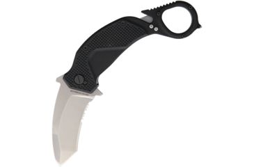 Image of Extrema Ratio Nightmare Karambit Stonewash Folding Knife,3in,Bohler N-690 Steel,Standard Edge,Stonewash,Black,Aluminum Handle EX0454SW