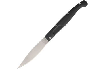 Image of Extrema Ratio Resolza Folder Stone Washed Folding Knife,4.5in,Bohler N-690 Steel,Standard Edge,Stonewash,Black,Aluminum Handle EX0137SW