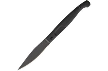 Image of Extrema Ratio Resolza S Linerlock Black Folding Knife,3in,Bohler N-690 Steel,Standard Edge,Black,Aluminum Handle EX0362BLK
