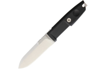 Image of Extrema Ratio Scout Stonewashed Fixed Blade Knife, Scout, 8.5in Overall, 4in Stonewash Bohler N690 SS Spear Point Blade, Black Forprene Handle, Black Nylon Molle Compatible Belt Sheath, Black, 0480/SW