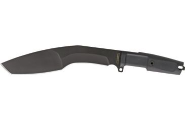 Image of Extrema Ratio Small Kukri, 9.5in, Black Cobalt Steel Blade, Black Forprene Handle EX170KS